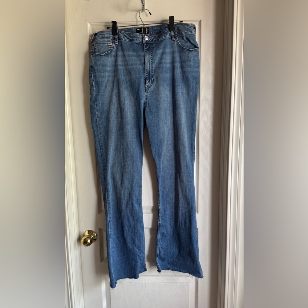 ASOS Women's Straight Leg Cut Off Jeans 38/36 Tall